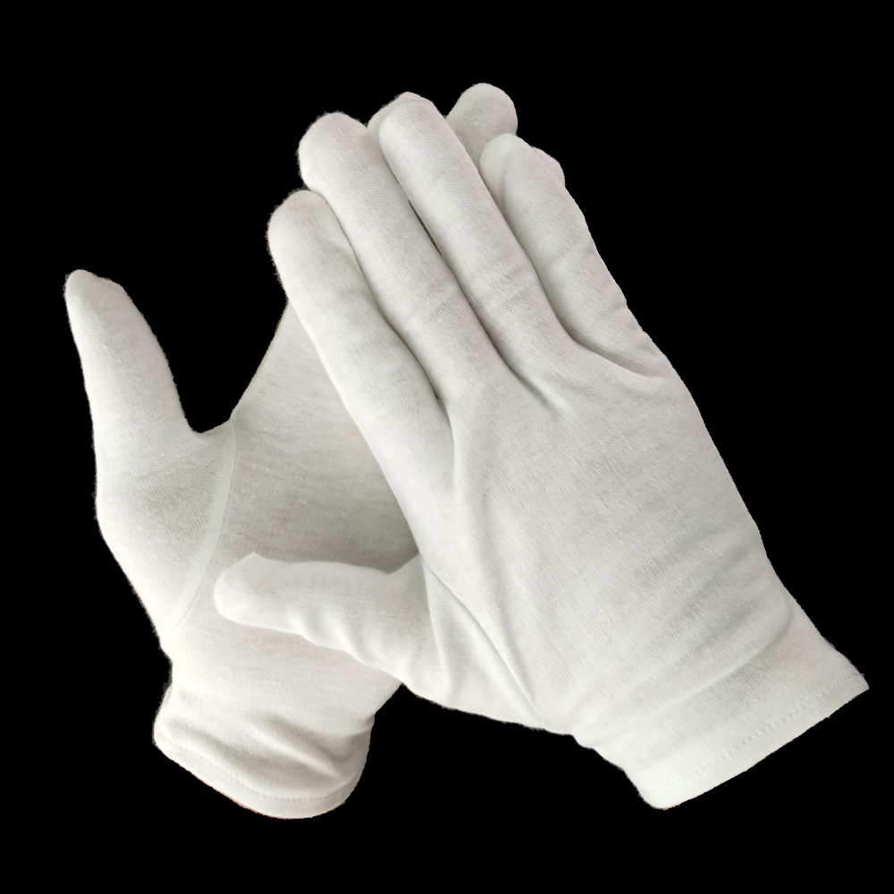 12 Pair White Cotton Work Gloves – Moisturizing For Eczema & Dry Skin, Breathable